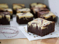 Marbled Chocolate Brownies Recipe | Trisha Yearwood | Foo… image