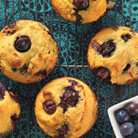 Gluten-Free Blueberry Muffins made with Coconut Flour ... image