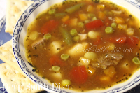 Deep South Dish: Soup Meat Vegetable Beef Soup image