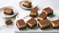 Nadiya's cheesecake brownies recipe - BBC Food image