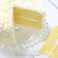 Lemon Cake {A Scratch Recipe} | My Cake School image