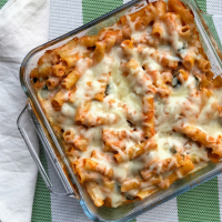 MEATLESS BAKED ZITI FOR A CROWD RECIPES