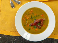 Split Pea Soup with Crispy Kielbasa Recipe | Ina Garten ... image