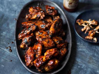 Smoky Rubbed Chicken Wings with Honey, Bourbon, and ... image
