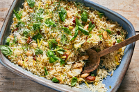 Baked Rice With White Beans, Leeks and Lemon - NYT Cooking image