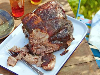 Apple Injected Smoked Pork Recipe | The Neelys - Food Network image