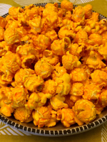 Homemade Cheese Popcorn Recipe - Melanie Cooks image