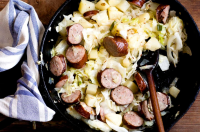 Sausage, potato, and cabbage skillet fry | Homesick Texan image
