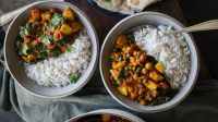 Pick Up Limes: Potato & Spinach Curry image