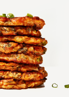 Quick Kimchi Pancakes Recipe | Bon Appétit image