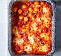 Puttanesca baked gnocchi recipe - BBC Good Food image