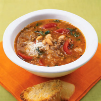 Sausage and Spinach Soup Recipe | MyRecipes image