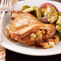 PORK CHOPS AND STUFFING CASSEROLE RECIPES