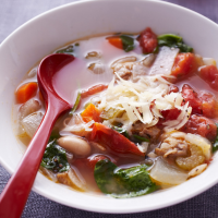 Minestrone with White Beans and Italian Sausage Recipe ... image