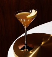 Gentleman's Scofflaw Cocktail | Bourbon & Peaches | Basil ... image