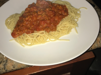 Mama's Spaghetti With Meat Sauce Recipe - Food.com image