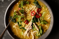 Chicken and Rice Soup With Ginger and Turmeric Recipe ... image