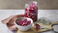 Pickled red cabbage recipe - BBC Food image