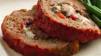 Italian Cheese-Stuffed Meatloaf Recipe - BettyCrocker.com image