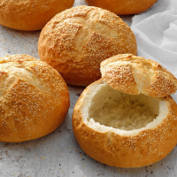 Quick and Easy Bread Bowls Recipe: How to Make It image
