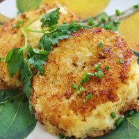 Panko Crusted Mashed Potato Cakes Recipe | Allrecipes image