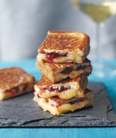 Mini Grilled Cheese Sandwiches With Chutney - Real Simple image