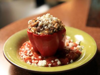 Lamb and Rice Stuffed Peppers Recipe | Rachael Ray | Food ... image