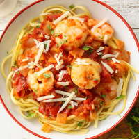 Seafood Medley with Linguine Recipe: How to Make It image