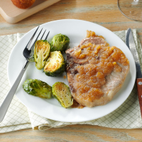 Applesauce-Glazed Pork Chops Recipe: How to Make It image