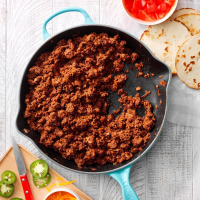 Seasoned Taco Meat Recipe: How to Make It - Taste of Home image