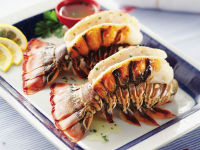 Lobster Tails with Garlic-Butter Sauce - Hy-Vee Recipes ... image