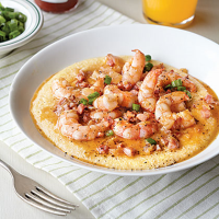 Cajun-Style Shrimp and Grits Recipe | MyRecipes image