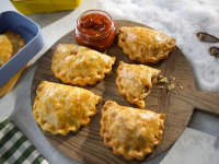 Beef and Rutabaga Hand Pies with Jalapeno Ketchup Recipe ... image