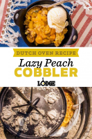 Lazy Peach Cobbler - Lodge Cast Iron image