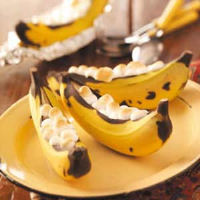 Banana Boats Recipe: How to Make It - Taste of Home image