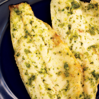 Grilled fish fillet with pesto sauce - Allrecipes image