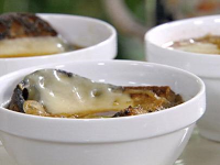 Guinness and Onion Soup with Irish Cheddar Crouton Recipe ... image