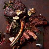 Butter-Basted Rib Eye Steaks Recipe - Food & Wine image