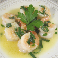 Sauteed Shrimp with Garlic, Lemon, and White Wine Recip… image