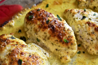 Creamy Baked Asiago Chicken Breasts Recipe | Allrecipes image