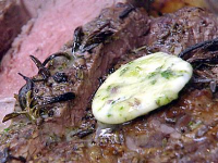 Herb Butter Served on Steaks Recipe | Jamie Oliver | Food ... image