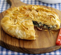 Crispy Greek-style pie recipe | BBC Good Food image