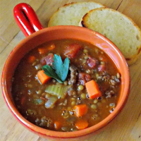 Beef and Lentil Soup Recipe | Allrecipes image