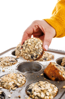 Lemon Blueberry Oatmeal Muffins - The Lemon Bowl® image