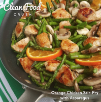Orange Chicken Stir-Fry with Asparagus - Clean Food Crush image