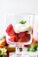 3-Ingredient Strawberries Romanoff - Skinnytaste image