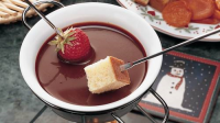 Milk Chocolate Fondue Recipe - BettyCrocker.com image