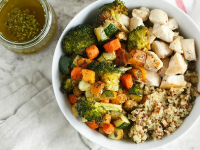 Roasted Vegetable and Chicken Quinoa Bowls for Two Recipe ... image