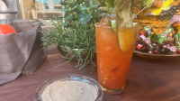 Pickled Me Up Cocktail (a Michelada Made With Pickle Ju… image