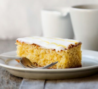 Lemon drizzle slices recipe - BBC Good Food image